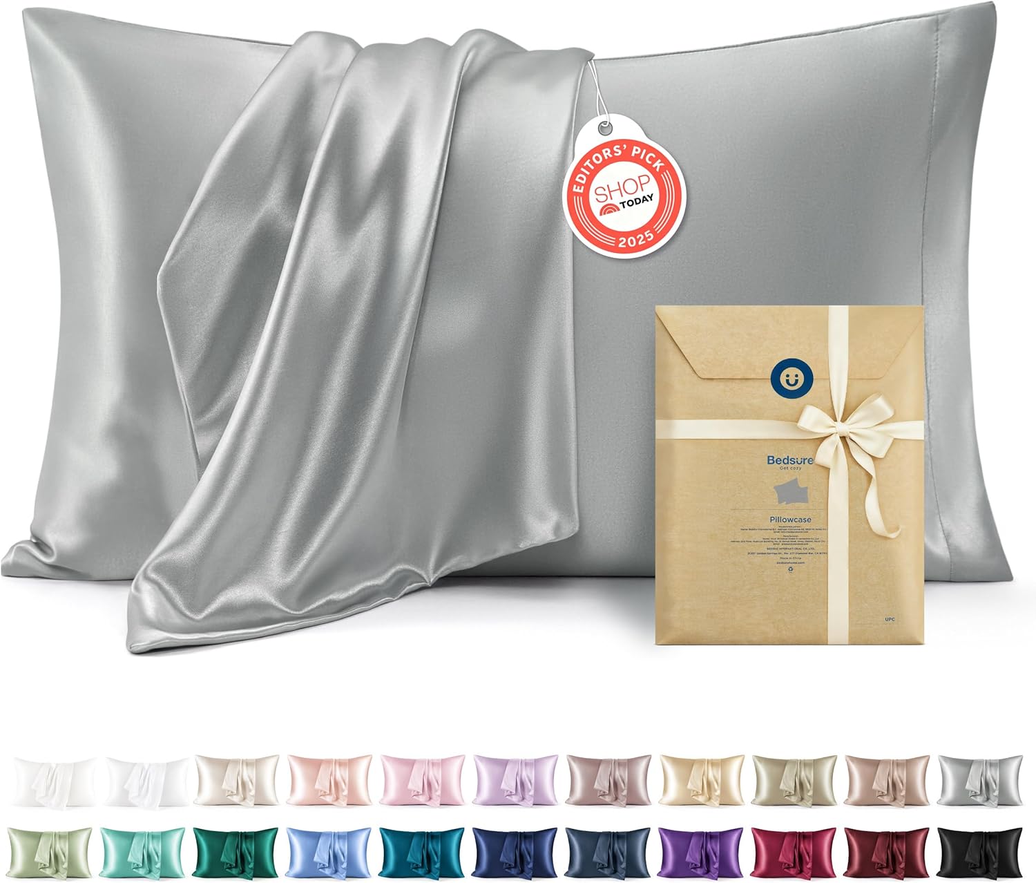 Bedsure Satin Pillowcase Set (2-Pack)