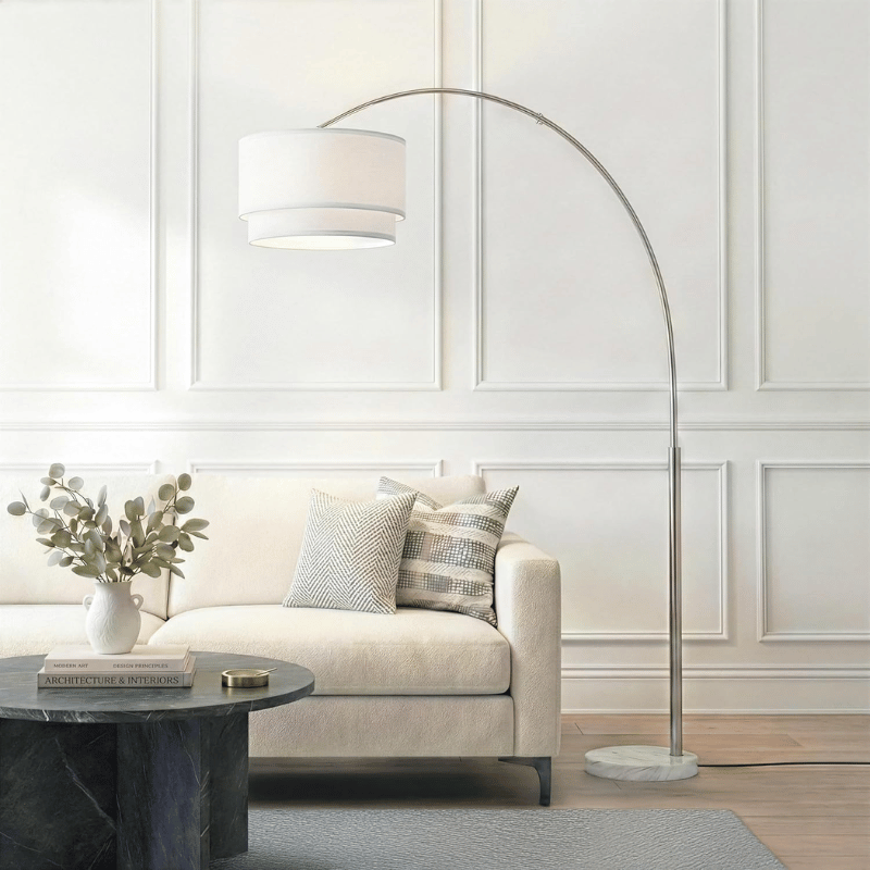 Brass Arc Floor Lamp